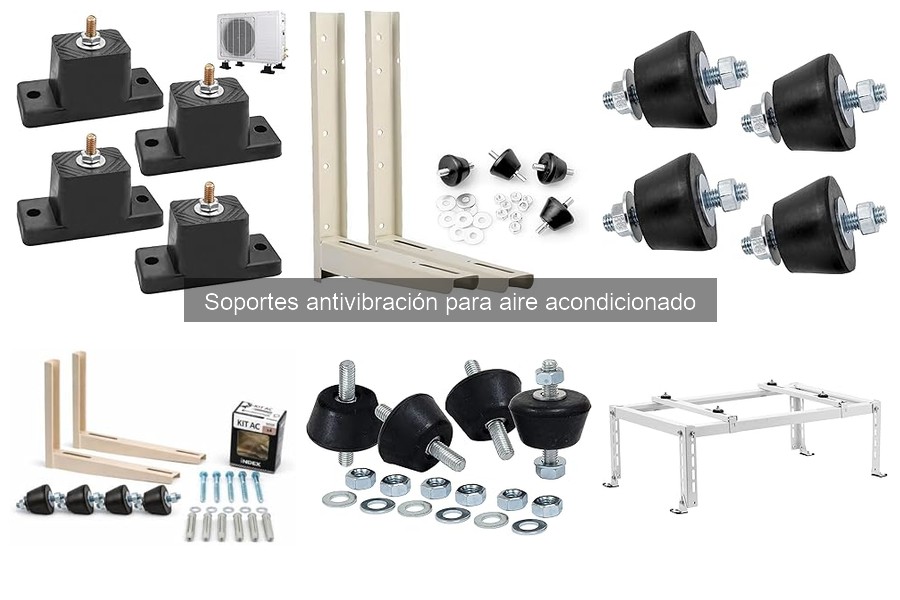 ¿Qué son los soportes antivibración para aire acondicionado?