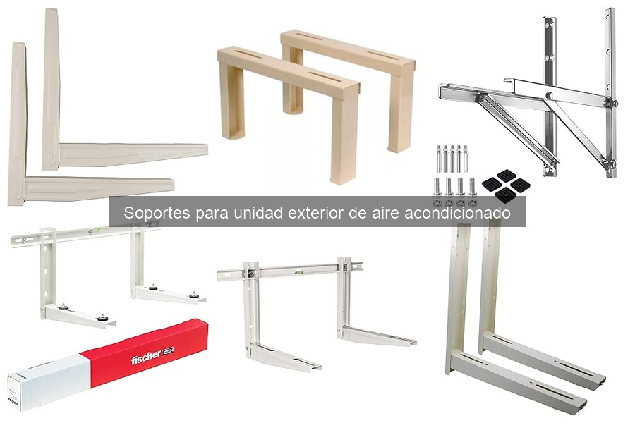 Seguridad al usar soportes para unidades de aire acondicionado