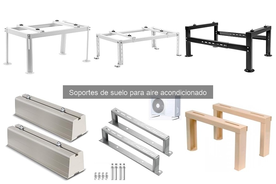 Seguridad de los soportes de suelo para aire acondicionado