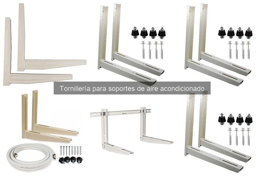 Señales de fallos en la tornillería del soporte de aire acondicionado