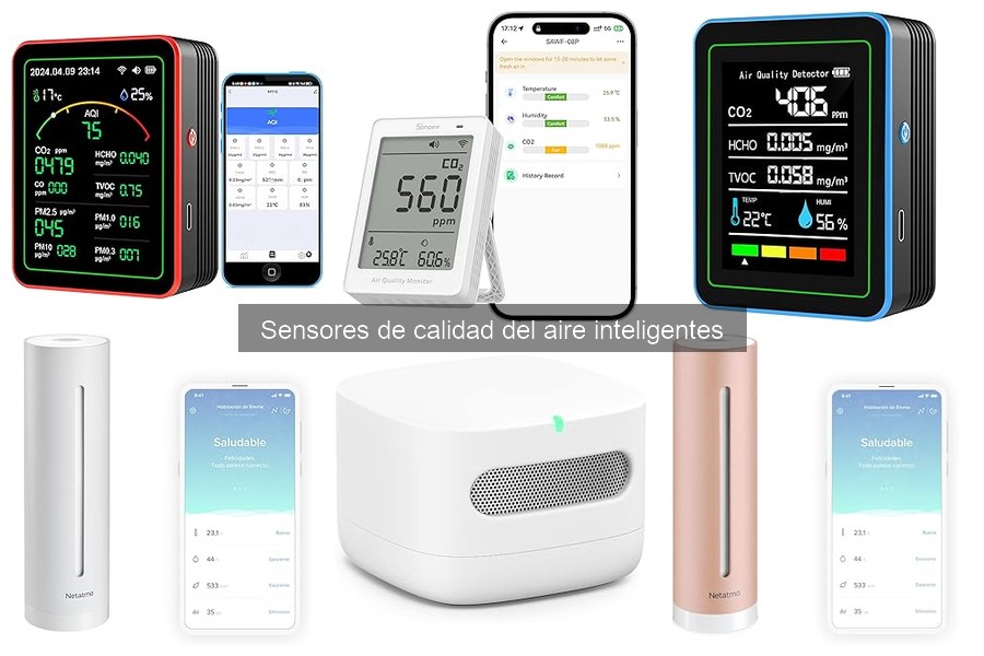 Sensores de calidad del aire inteligentes: ¿Qué son y cómo funcionan?