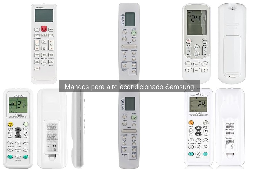 Soluciones para el Mando de Aire Acondicionado Samsung