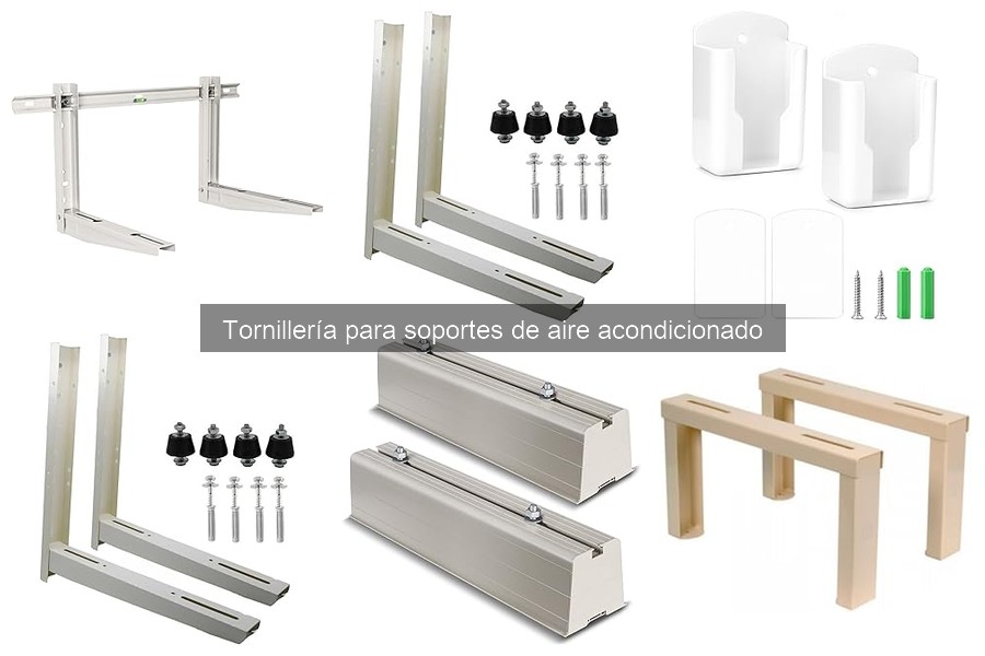 Soluciones para tornillos oxidados en soportes de aire acondicionado