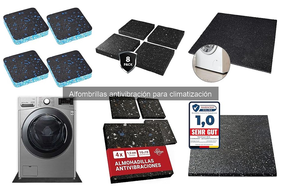 ¿Son efectivas las alfombrillas antivibración para el ruido?