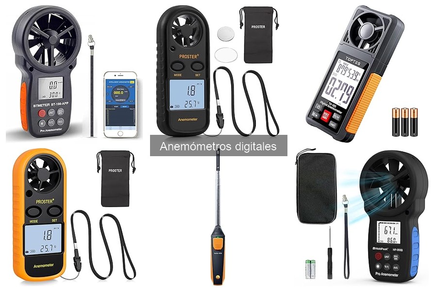 Tests de precisión de anemómetros digitales: ¿cuál es mejor?