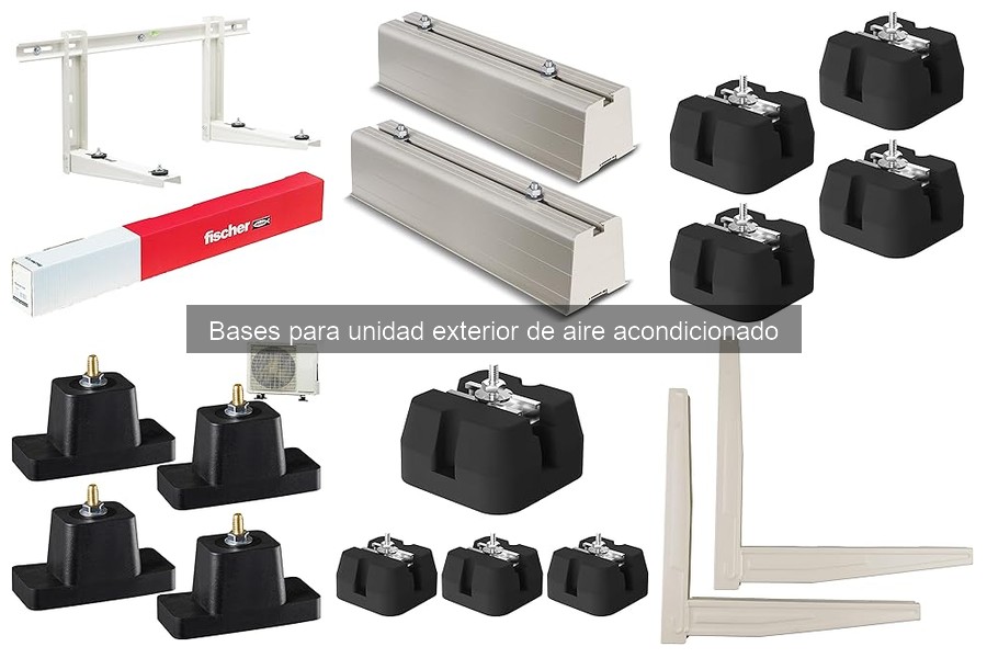 Tipos de bases para unidad exterior de aire acondicionado