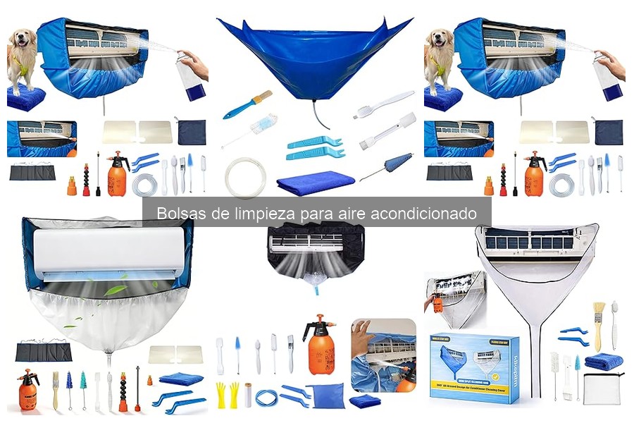 Tipos de bolsas de limpieza para aire acondicionado