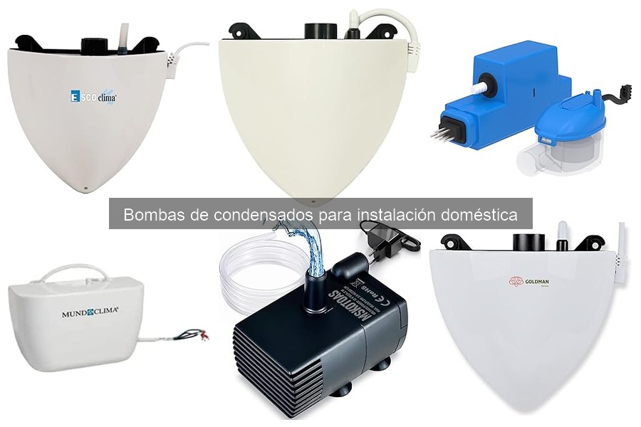 Tipos de bombas de condensado para aire acondicionado