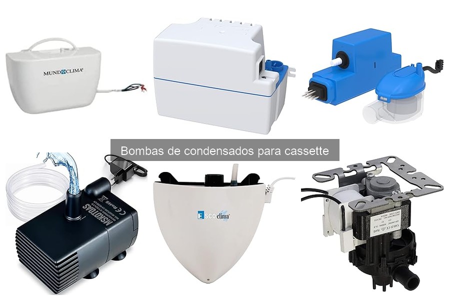 Tipos de bombas de condensados para cassette explicados
