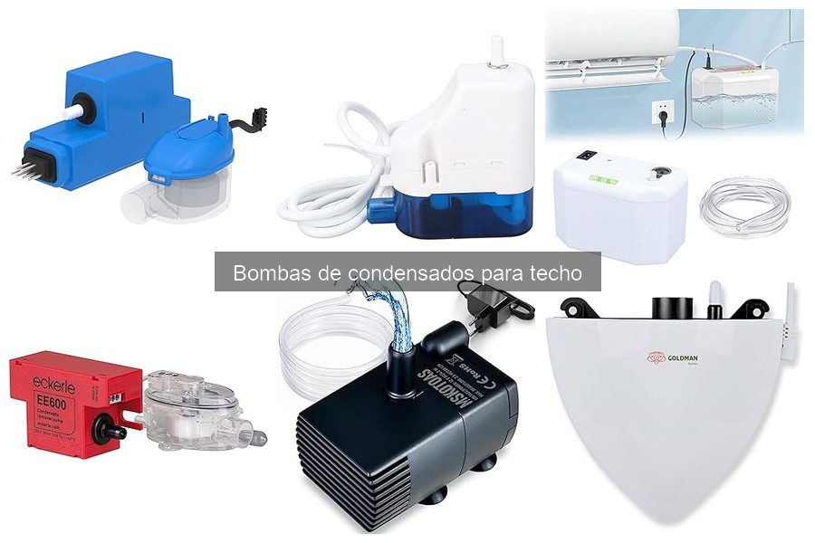 Tipos de bombas de condensados para techo: Guía completa