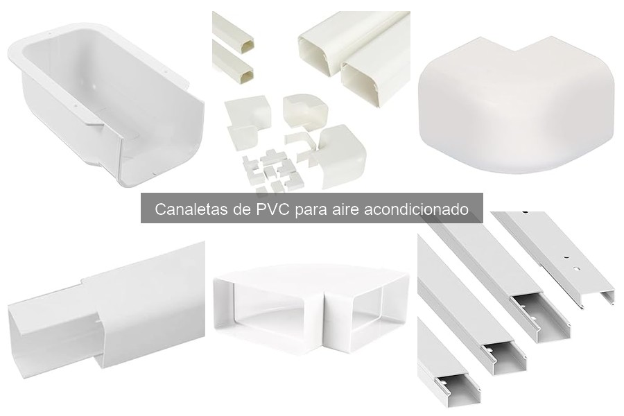 Tipos de canaletas de PVC para aire acondicionado: guía completa