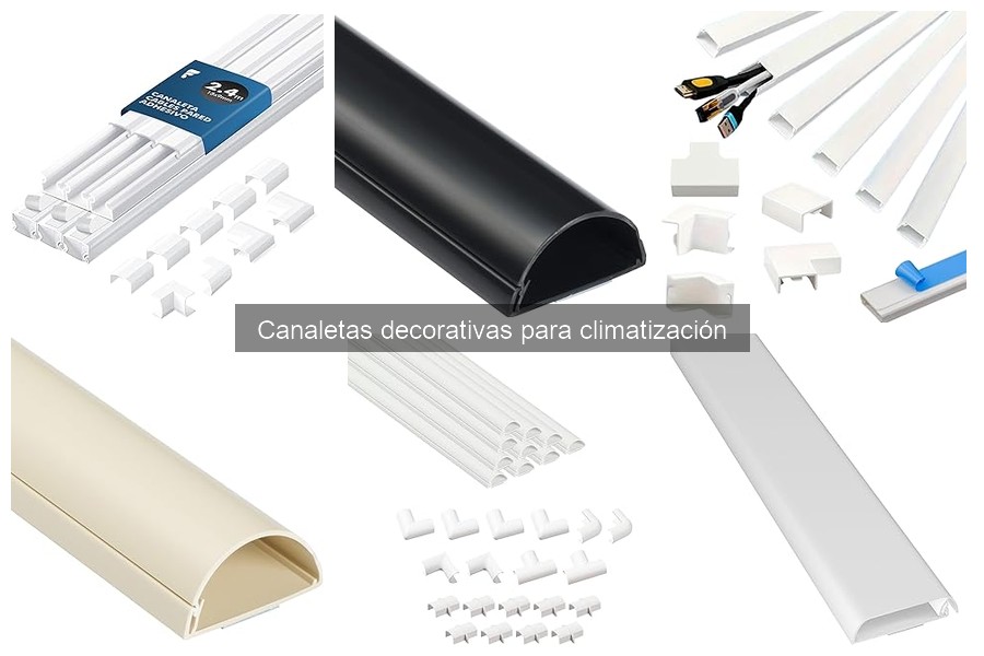 Tipos de canaletas decorativas para climatización