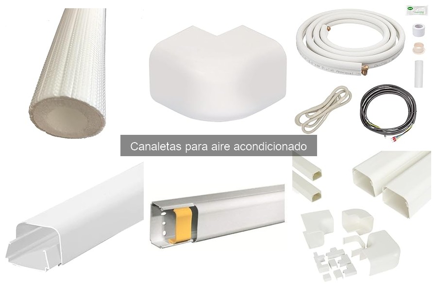Tipos de canaletas para aire acondicionado: características y usos