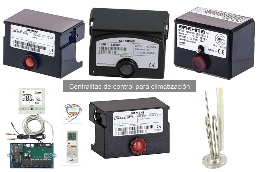 Tipos de centralitas de control para climatización doméstica