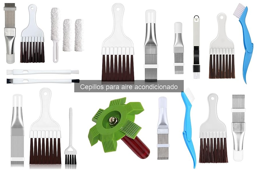 Tipos de cepillos para aire acondicionado: guía completa