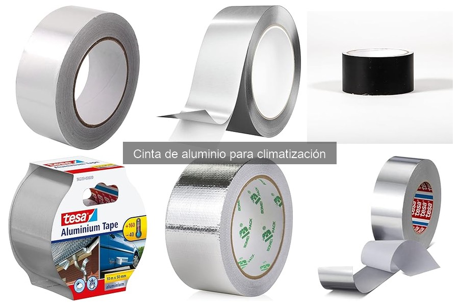 Tipos de cinta de aluminio para climatización y sus usos