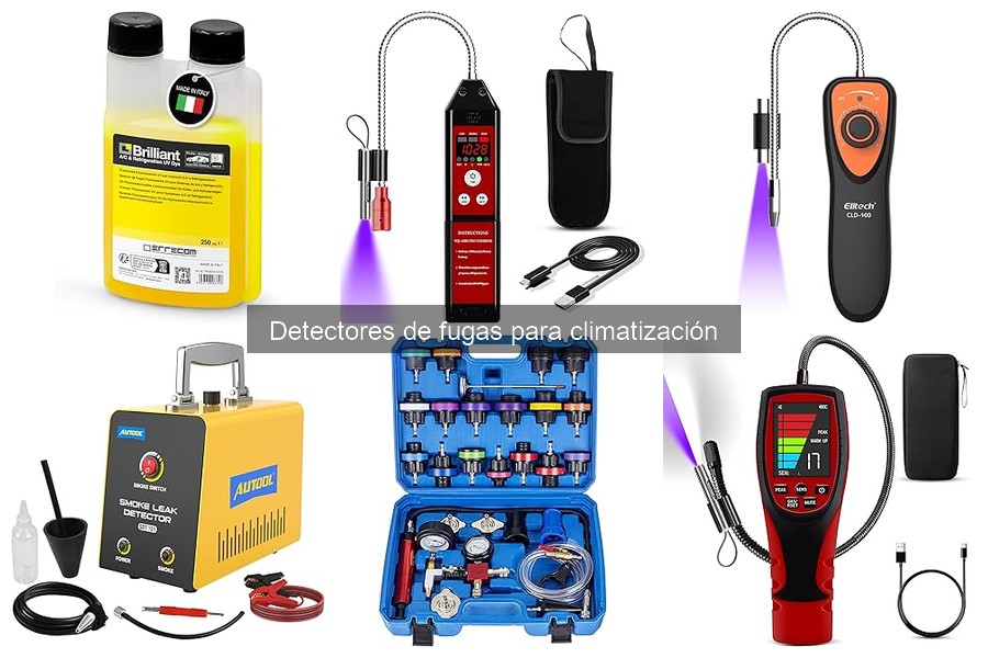 Tipos de detectores de fugas para aire acondicionado