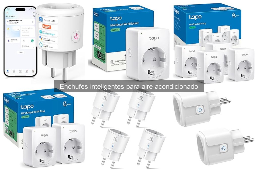Tipos de enchufes inteligentes para aire acondicionado