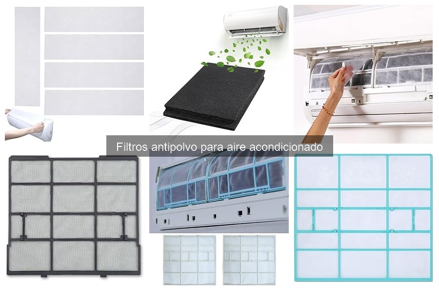 Tipos de filtros antipolvo para aire acondicionado: guía completa