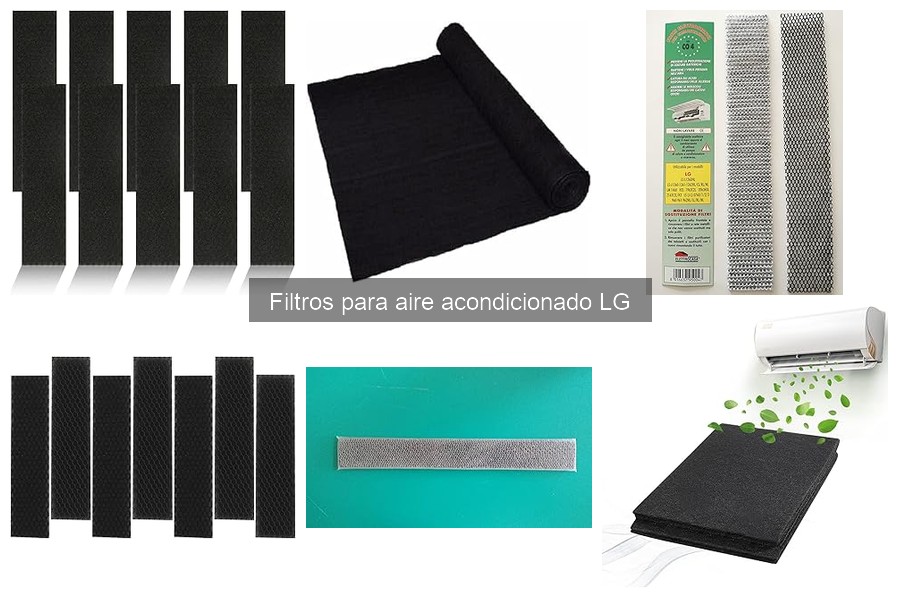 Tipos de filtros para aire acondicionado LG: guía completa