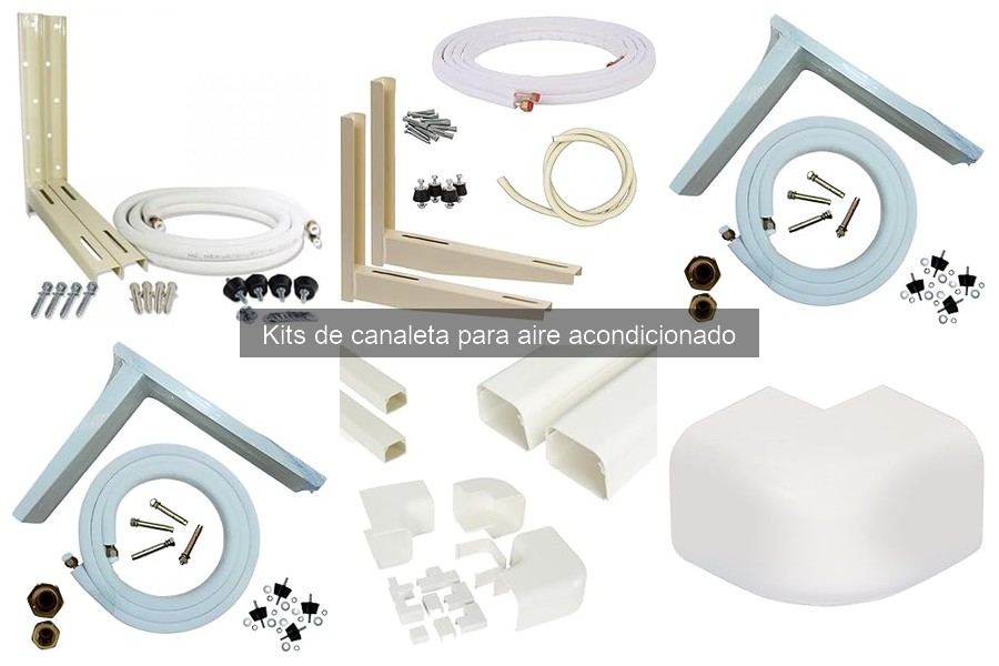 Tipos de Kits de Canaleta para Aire Acondicionado