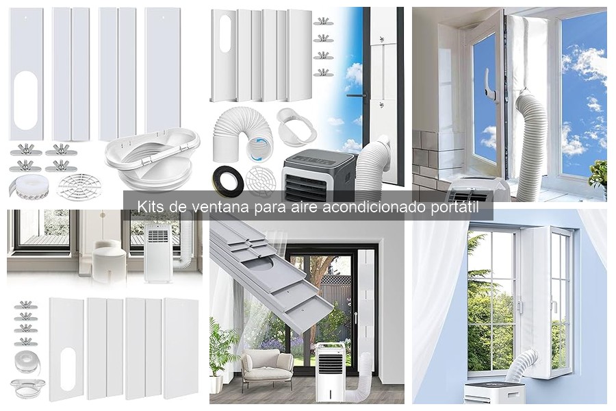 Tipos de kits de ventana para aire acondicionado portátil