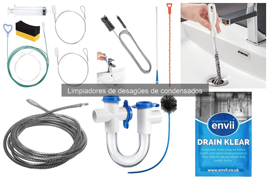 Tipos de limpiadores de desagües de condensados para aire acondicionado
