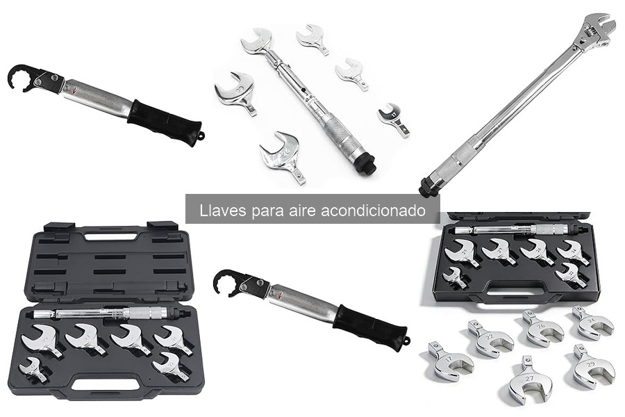 Tipos de llaves para aire acondicionado y sus usos