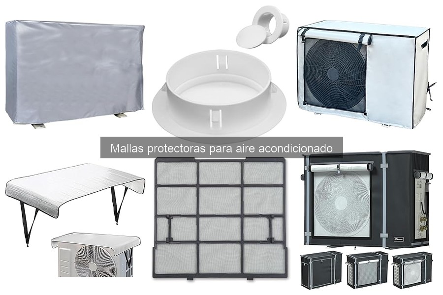 Tipos de mallas protectoras para aire acondicionado