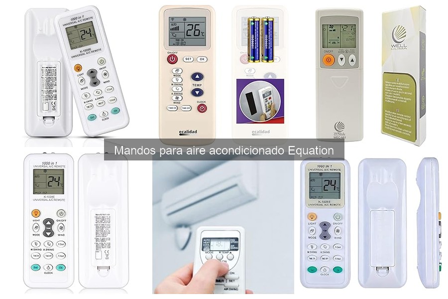 Tipos de mandos para aire acondicionado Equation