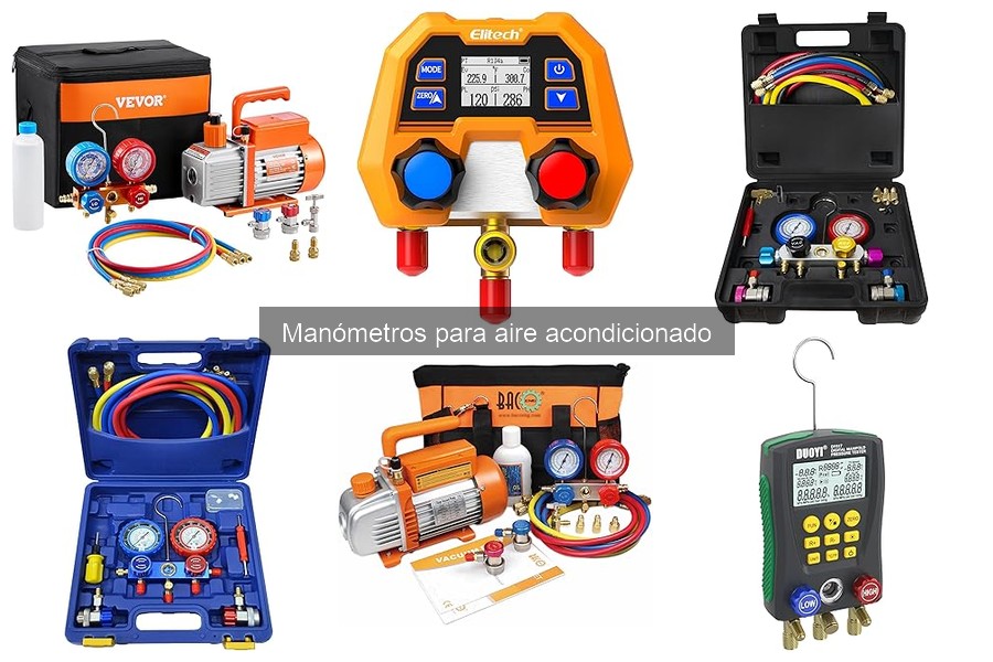 Tipos de manómetros para aire acondicionado: guía completa