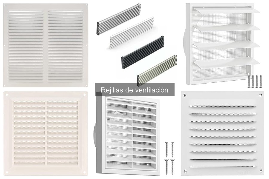 Tipos de rejillas de ventilación para aire acondicionado