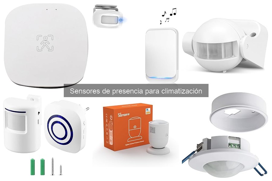 Tipos de sensores de presencia para aire acondicionado