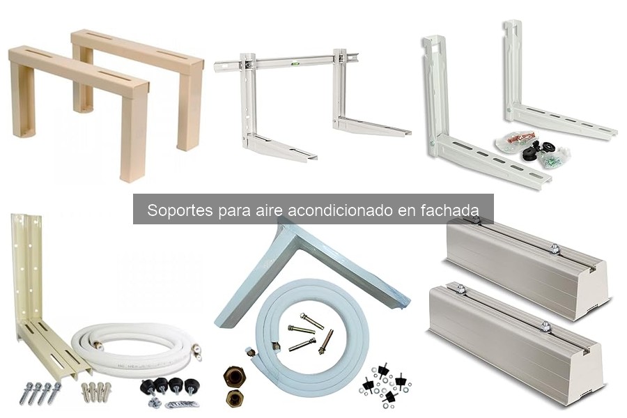 Tipos de Soportes para Aire Acondicionado en Fachada