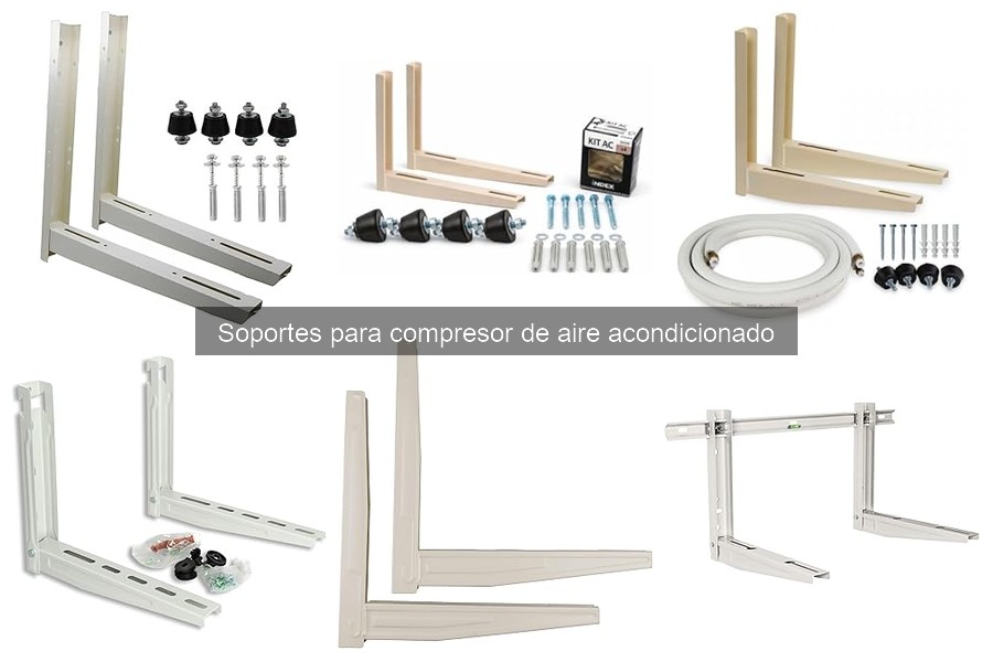 Tipos de soportes para compresor de aire acondicionado