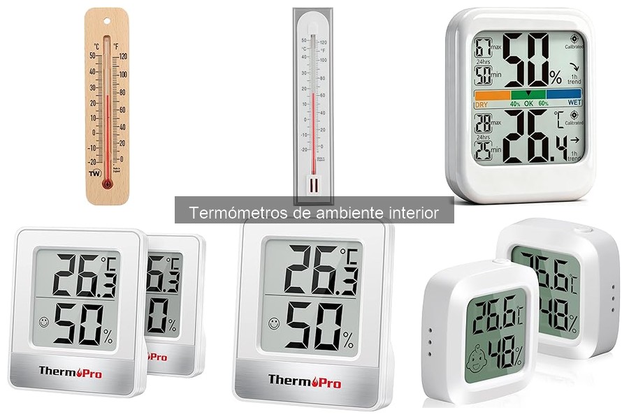 Tipos de termómetros de ambiente interior: Guía completa