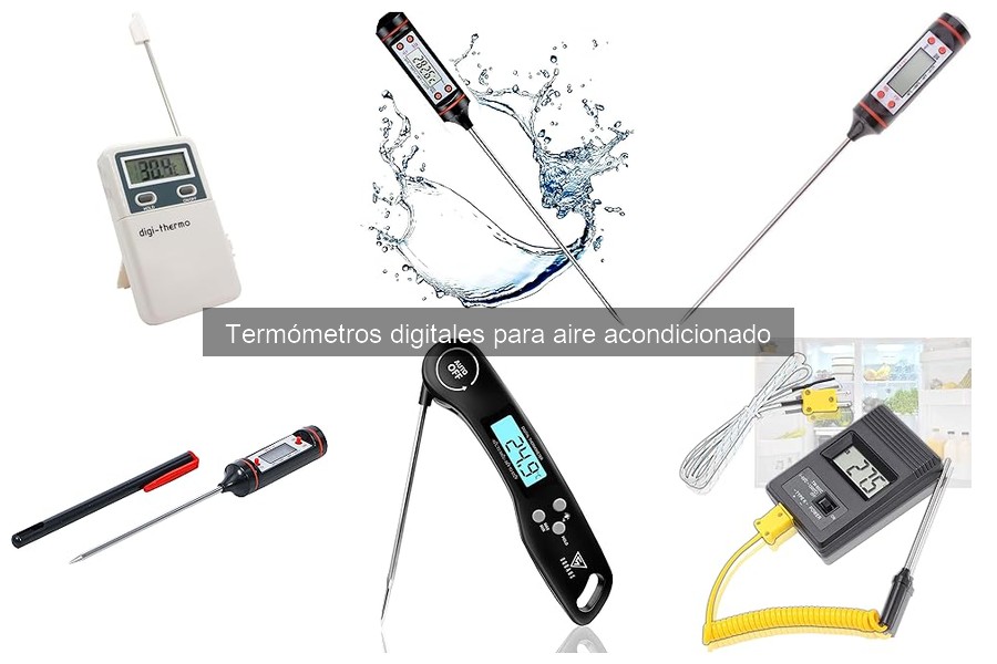 Tipos de termómetros digitales para aire acondicionado