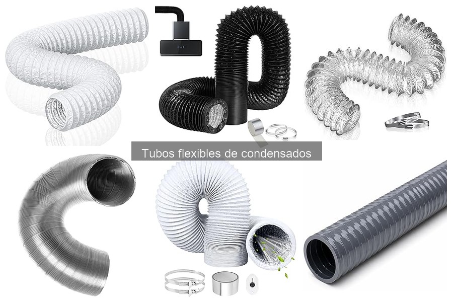 Tipos de tubos flexibles de condensados: guía completa