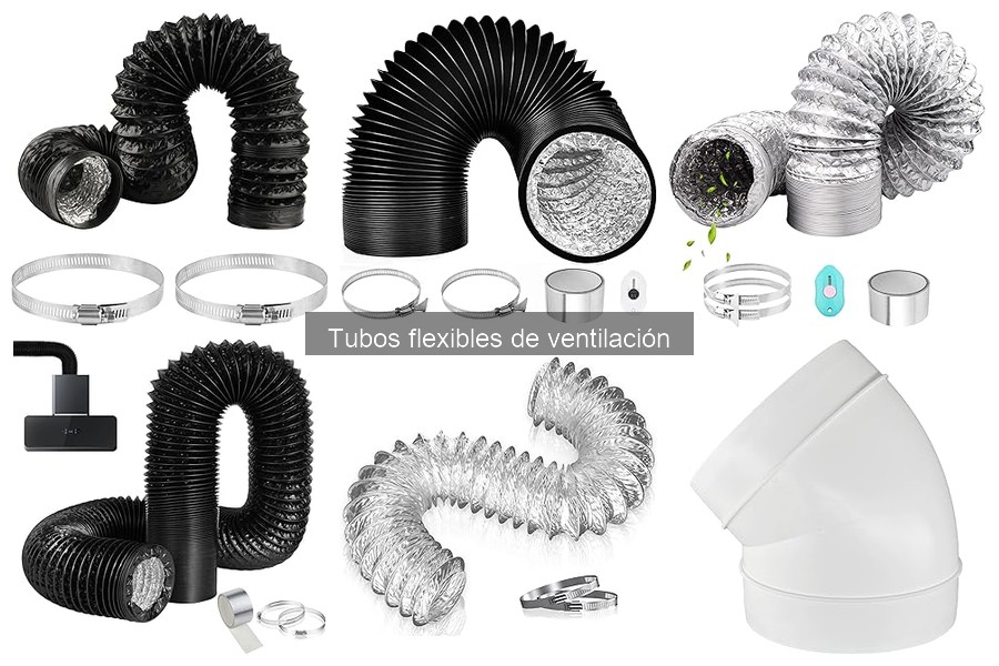 Tipos de tubos flexibles de ventilación para aire acondicionado