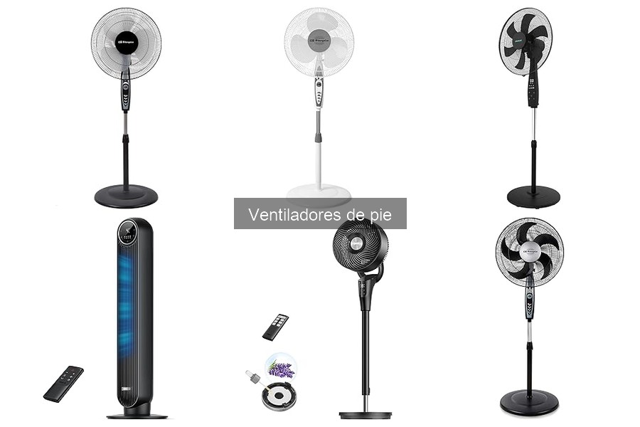 Tipos de ventiladores de pie: diferencias y usos