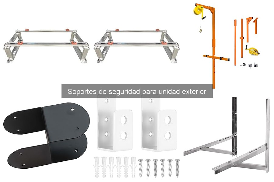 Todo sobre los soportes de seguridad para unidades exteriores