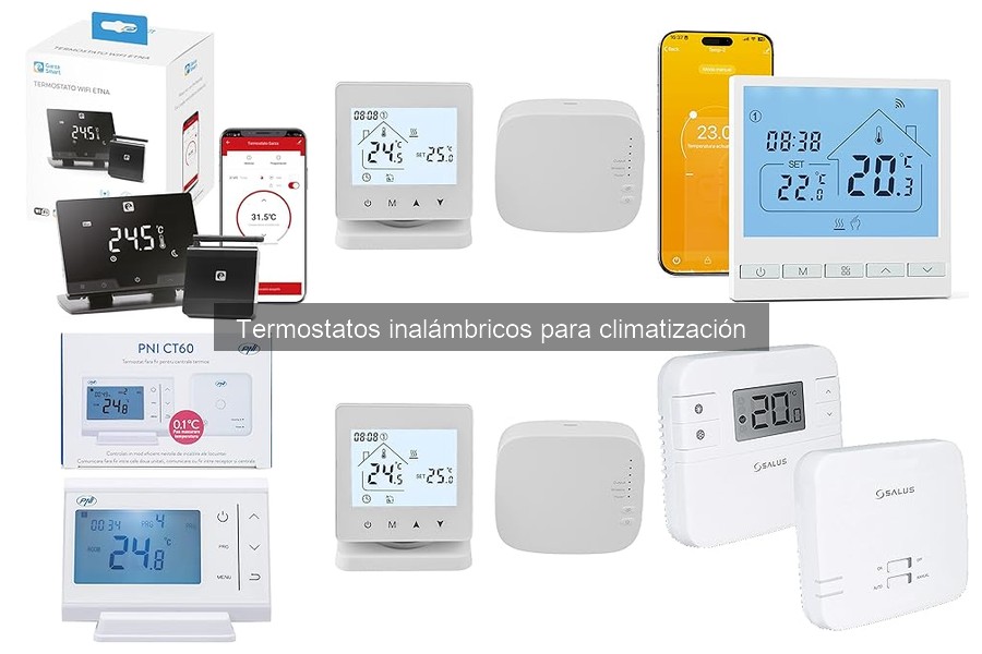Todo sobre termostatos inalámbricos para climatización