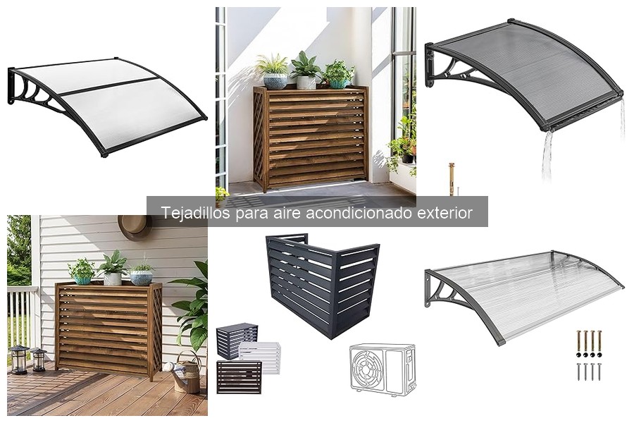 Ventajas de instalar un tejadillo para aire acondicionado exterior