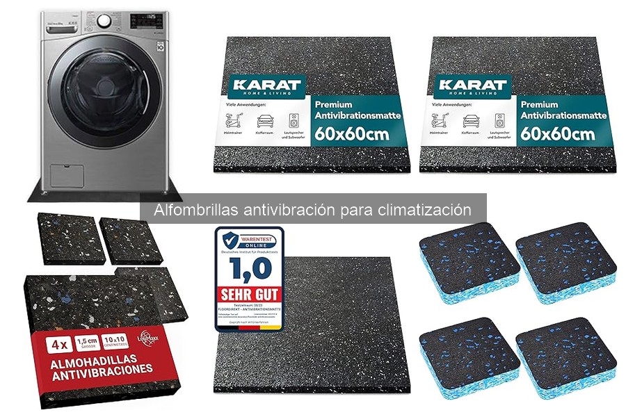 Ventajas de las alfombrillas antivibración para aire acondicionado