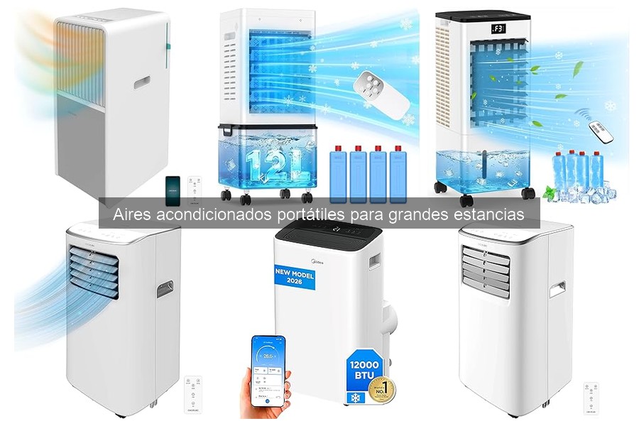 Ventajas del aire acondicionado portátil en grandes estancias