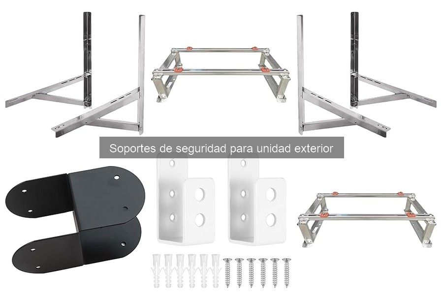 Ventajas y desventajas de soportes de seguridad para aire acondicionado