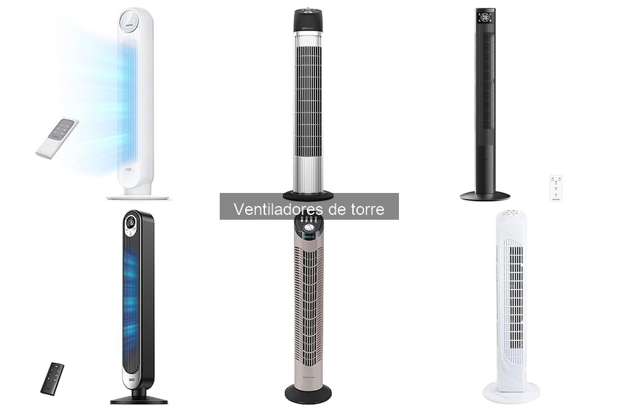 Ventilador de torre vs. ventilador de pie: ¿cuál elegir?