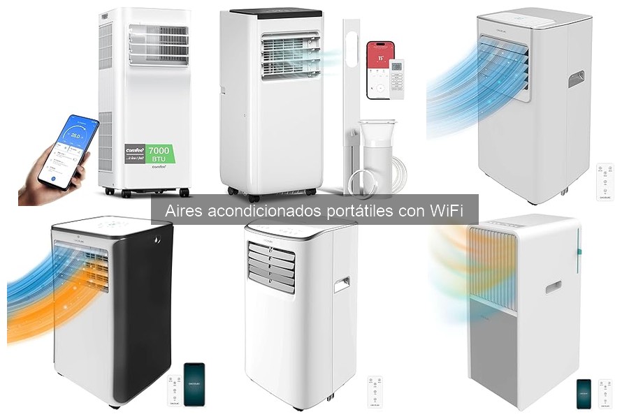 Vida útil de aires acondicionados portátiles con WiFi